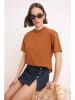 trendyol Shirt lichtbruin