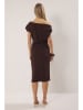 trendyol Kleid in Dunkelbraun
