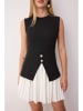 trendyol Jurk zwart/wit
