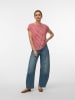 Vero Moda Shirt in Rot/ Weiß