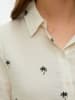 Vero Moda Bluse in Creme/ Schwarz
