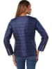 creation L Doorgestikte jas donkerblauw