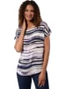 WITT WEIDEN Blouse paars/wit/lichtroze