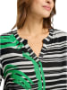 WITT WEIDEN Blouse zwart/wit/groen