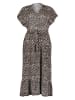 ONLY Kleid in Schwarz/ Beige