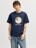 Jack & Jones Koszulka "Perry" w kolorze granatowym