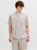 Jack & Jones Koszula "Milo" - Loose fit - w kolorze beżowym