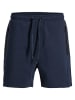 Jack & Jones Szorty dresowe "Gordon" w kolorze granatowym