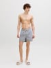 Jack & Jones Szorty kąpielowe "Maui" w kolorze granatowo-białym