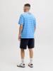 Jack & Jones Szorty dresowe "Karl" w kolorze granatowym