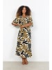 soyaconcept Kleid in Creme/ Khaki