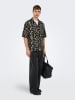 ONLY & SONS Blouse "Onsharvi" - relaxed fit - zwart/beige