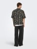 ONLY & SONS Blouse "Onsharvi" - relaxed fit - zwart/beige