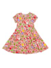 Frugi Sukienka "Spring" w kolorze jasnoróżowym ze wzorem