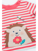 Frugi Shirt lichtrood/wit