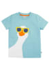 Frugi Koszulka w kolorze błękitno-białym