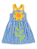 Frugi Jurk "Daisy" blauw/geel