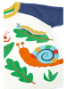 Frugi Koszulka w kolorze kremowym ze wzorem