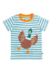 Frugi Shirt in Hellblau/ Weiß
