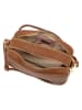 Anna Morellini Leren schoudertas "Pippa" lichtbruin - (B)25 x (H)16 x (D)9 cm
