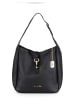 Anna Morellini Leren schoudertas "Zita" zwart - (B)32 x (H)30 x (D)13 cm