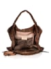 Lucca Baldi Skórzany shopper bag "Pitigliano" w kolorze brązowym - 41 x 34 x 30 cm