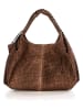 Lucca Baldi Leder-Shopper "Pitigliano" in Braun - (B)41 x (H)34 x (T)30 cm