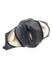 Lucca Baldi Leren rugzak "Novara" grijs/zwart - (B)29 x (H)34 x (D)13 cm