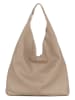 Lucca Baldi Leren shopper "Catanzaro" beige - (B)46 x (H)35 x (D)5 cm