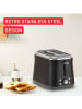 Tefal Toster dwukomorowy w kolorze srebrno-czarnym