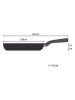 Tefal Braadpan "Emotion+ G7" zwart/zilverkleurig - Ø 28 cm