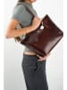 Christian Laurier Leren schoudertas "Eden" bruin - (B)38 x (H)23 x (D)15 cm
