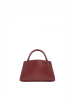 Christian Laurier Leder-Henkeltasche "Horizon" in Bordeaux - (B)26 x (H)21 x (T)10 cm