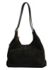 Christian Laurier Leder-Schultertasche "Sierra" in Schwarz - (B)37 x (H)22 x (T)14 cm