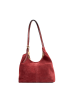 Christian Laurier Leder-Schultertasche "Sierra" in Bordeaux - (B)37 x (H)22 x (T)14 cm