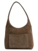 Christian Laurier Leren schoudertas "Calma" taupe - (B)26 x (H)31 x (D)5 cm