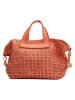 Christian Laurier Leder-Henkeltasche "Soleil" in Lachs - (B)42 x (H)25 x (T)14,5 cm