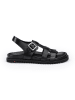 LLOYD Leder-Sandalen in Schwarz
