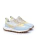 LLOYD Leren sneakers lichtblauw/geel