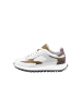 LLOYD Leder-Sneakers in Weiß/ Lila/ Hellbraun