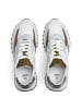 LLOYD Leder-Sneakers in Weiß/ Lila/ Hellbraun