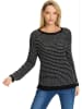 Heine Pullover in Schwarz/ Creme