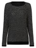 Heine Sweter w kolorze czarno-kremowym