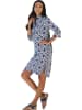 Heine Jurk blauw/wit