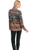 Heine Bluse in Grau/ Orange
