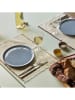 Hübsch 3er-Set: Schalen "Amare" in Weiß/ Hellbraun/ Blau - Ø 7 cm 
