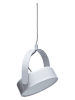 Hübsch LED-Hängeleuchte "Stage" in Hellgrau - (H)22 x Ø 27 cm 