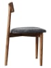 Muubs Eetkamerstoel "Tetra" naturel/donkergrijs - (B)50 x (H)78 x (D)50,5 cm