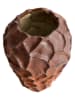 Muubs Vase "Soil" in Rostbraun - (H)21,5 x Ø 18 cm