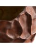 Muubs Vase "Soil" in Rostbraun - (H)21,5 x Ø 18 cm